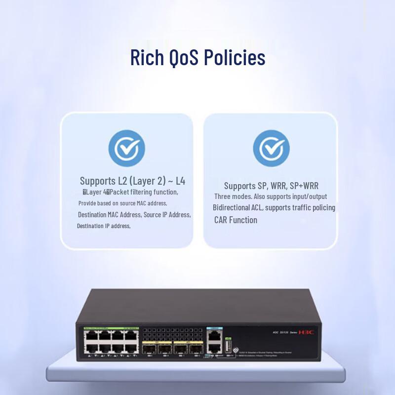 H3C S5135S-8T4XS-EI-Q Managed Ethernet Switch