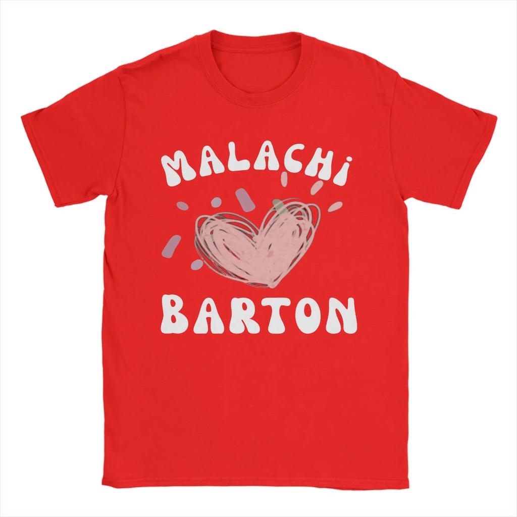 Malachi Barton Text Design Minimalist Fan Name Graphic T Shirt Summer Vintage T Shirts Cotton Best Selling Round Neck Breathable