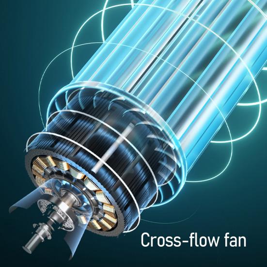 Quiet Tower Fan, Cordless Desktop Conditioner, Adjustable 3 Fan, Portable Air Speed Air Cooler, USB Rechargeable