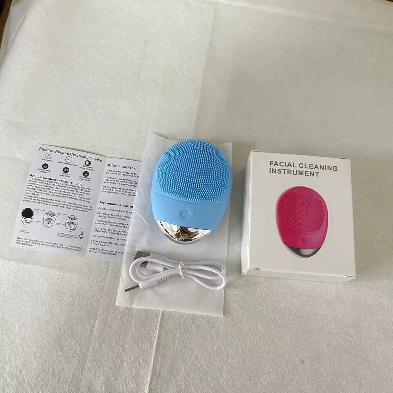 

Ультразвуковая силиконовая щетка для очищения лица для женщин English Packaging