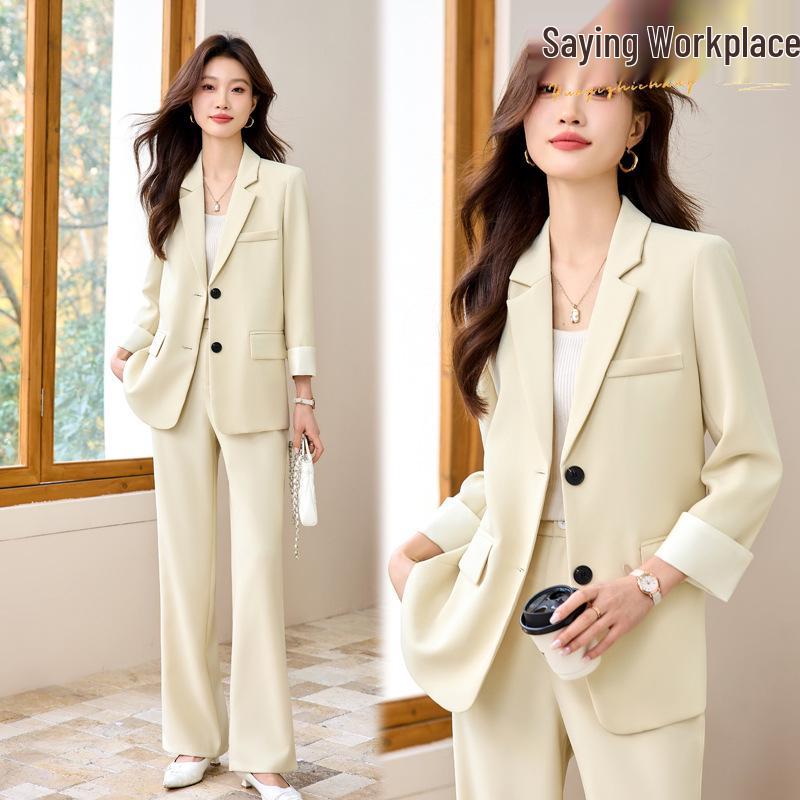 

2025 Women s Khaki Blazer: Professional, Formal, College, Workwear XXL