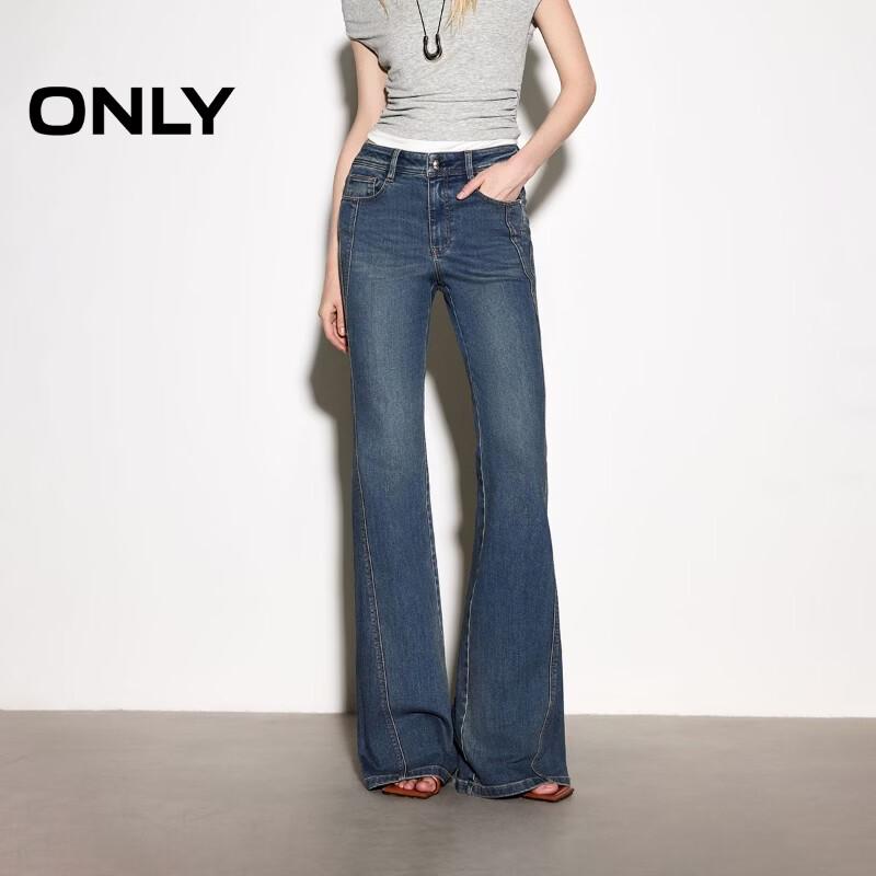 ONLY Women s Lycra High-Waist Slimming Flare Jeans L, Shortened Length
