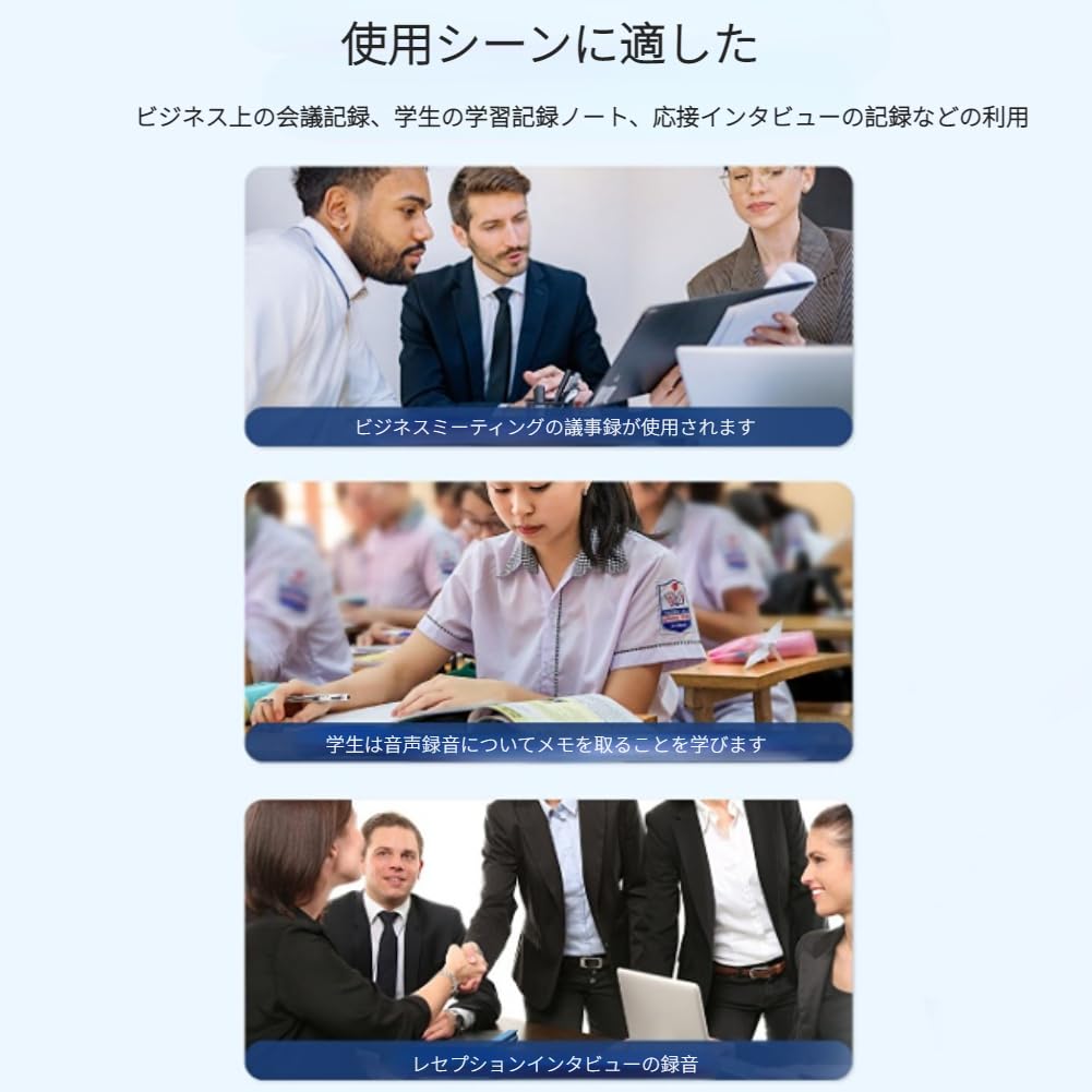 Voice Stereo DSP OTG for Recording Business Student Research Reception and More Recorder, Wristwatch-Style Recorder, 360-Degree Recording, Noise,