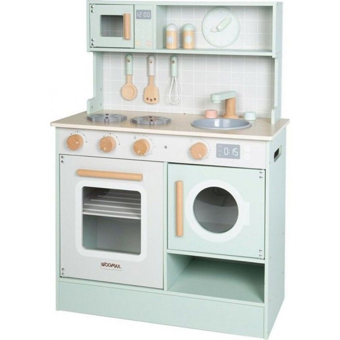 Toy Cooker - NC - Woomax - Green - 60 X 83 X 30 Cm - For Children