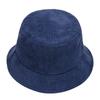 Corduroy Fisherman Cap Soft Sun Cap Outdoor Bucket Hat  Men Women