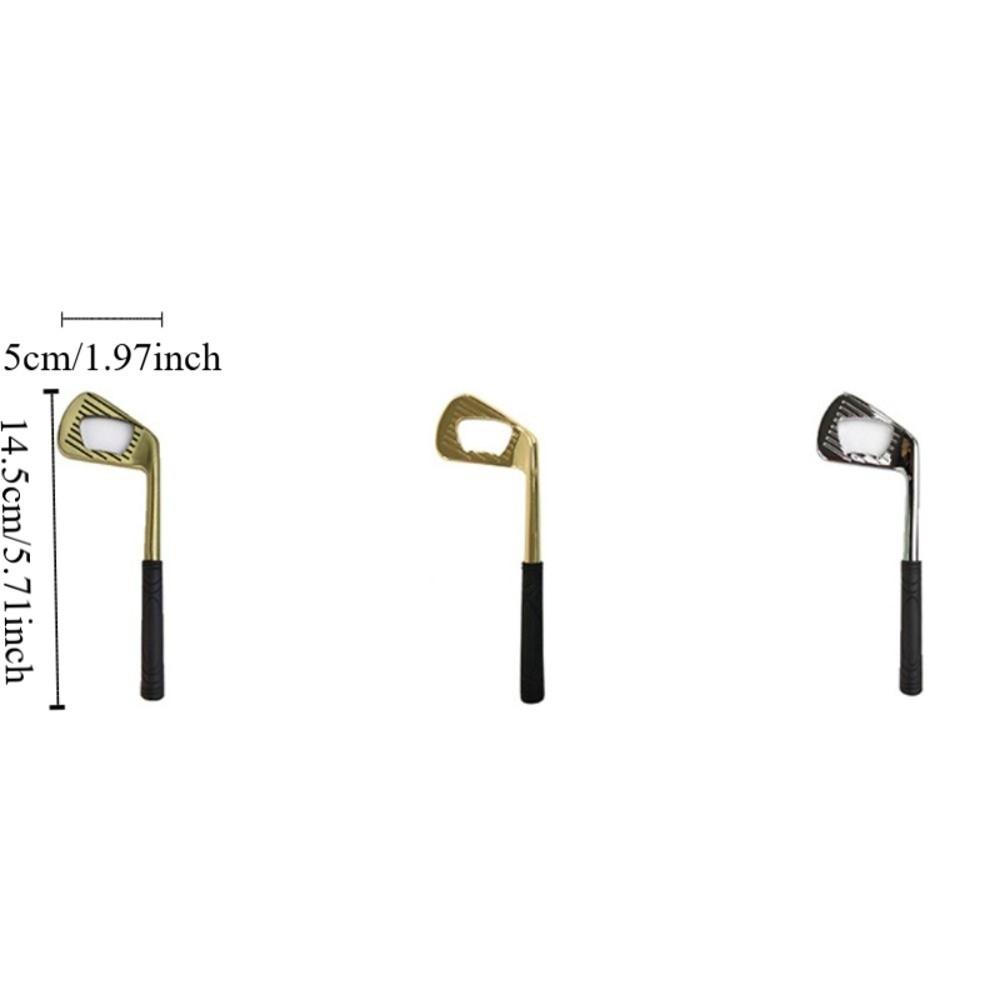Zinc Zinc Zinc Alloy Golf Club Bottle Opener Non-deformable Bottle Cap Remover Brassie Bottle Opener Gift