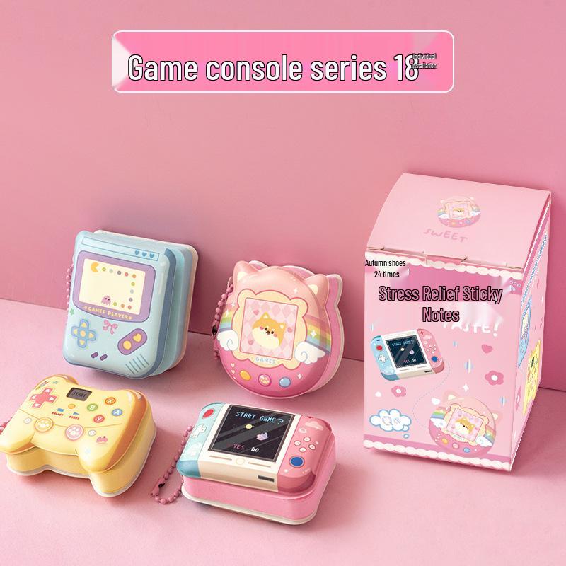 Mini Bean Decompression Sticky Notes: Cute Pocket-Size Pinch Memo Pad