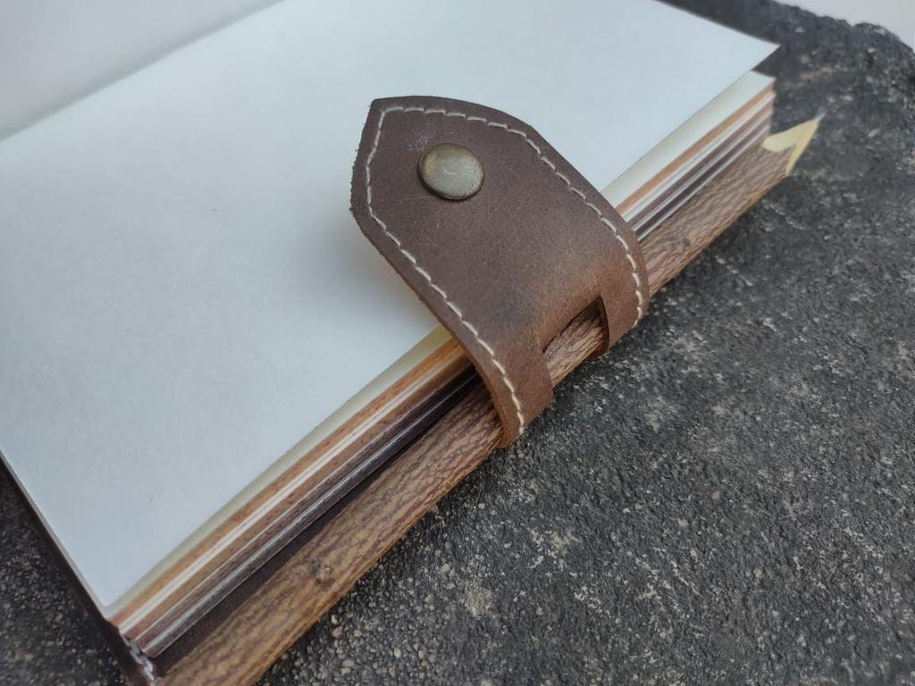 Personalized Faux Leather Refillable Journal: Rustic Travel Diary