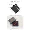 [FRANK GERALD] Wallet Bifold Genuine Leather Mini Wallet Thin Small Compact Money Clip Card Holder Coin Purse Men's (jet Black)