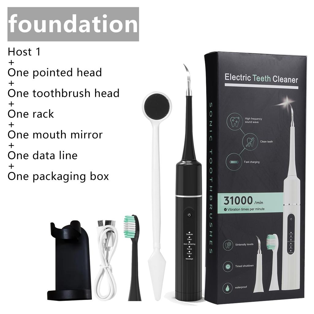 Electric Toothbrush Electric Teeth Cleaner Rechargeable Dental Scaler Tooth Calculus Stains Tartar Remover Stone Remover Kit