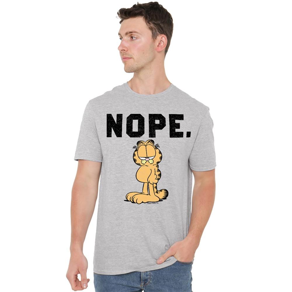 Garfield Nope T-Shirt S-5XL Athletic Heather M