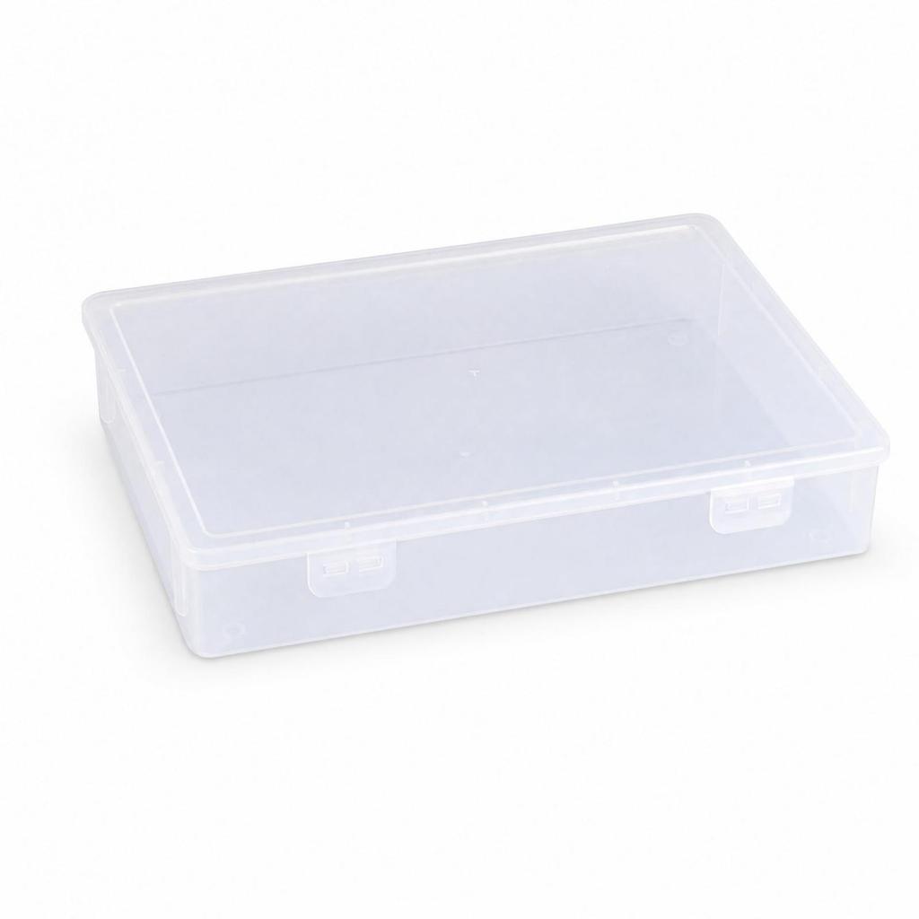Plastic Document Storage Tote for A4 Folders Files and Craft Supplies with