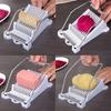 Luncheon Meat Fruit Cheese Egg Salad ABS Stainless Easy To Multifunctional Kitchen Home and Commercial White Slicer, Cutter, Slicer, Cutter, Tool,