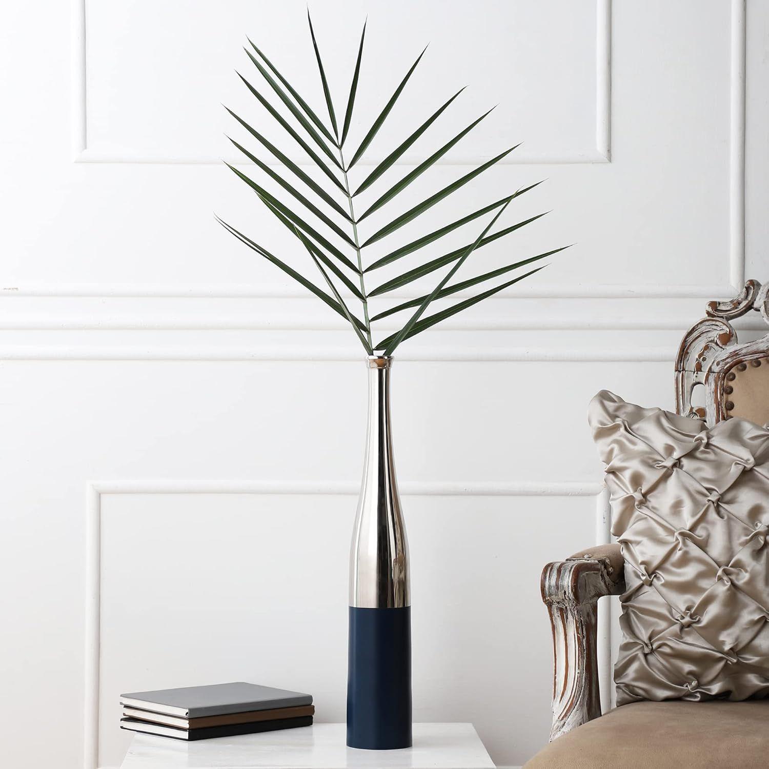 

Приносит Маленький и Большой Дизайн Бутылки Шампанского для Украшения для Цветов для Гостиной, Прикроватный, Угловой, Внутренний, Центральный Стол (Синий/NKL, Большой)