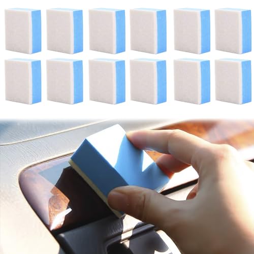 

Губка для мытья автомобиля, губка для полировки [набор из 12 штук] Губка для нанесения, удаляет известковый налет, накипь, масляную пленку, автомобиль, окно, стекло, известковый налет, чистка,