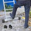 Gute Leiterfüße Packung mit 4 Gummi-Leiterfüßen Rutschfeste Leiterfußabdeckung Trittleiter Ersatzteile Für Leitern Teleskop