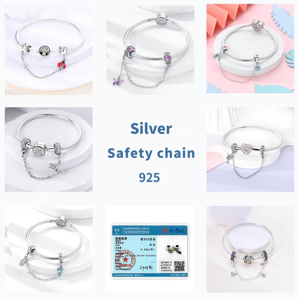 Lucky Unicorn Safety Chain copper Authentic Colored Zircon Boy Girl Charm Do It Yourself Jewellery Making Ideal For Bracelets Bangle