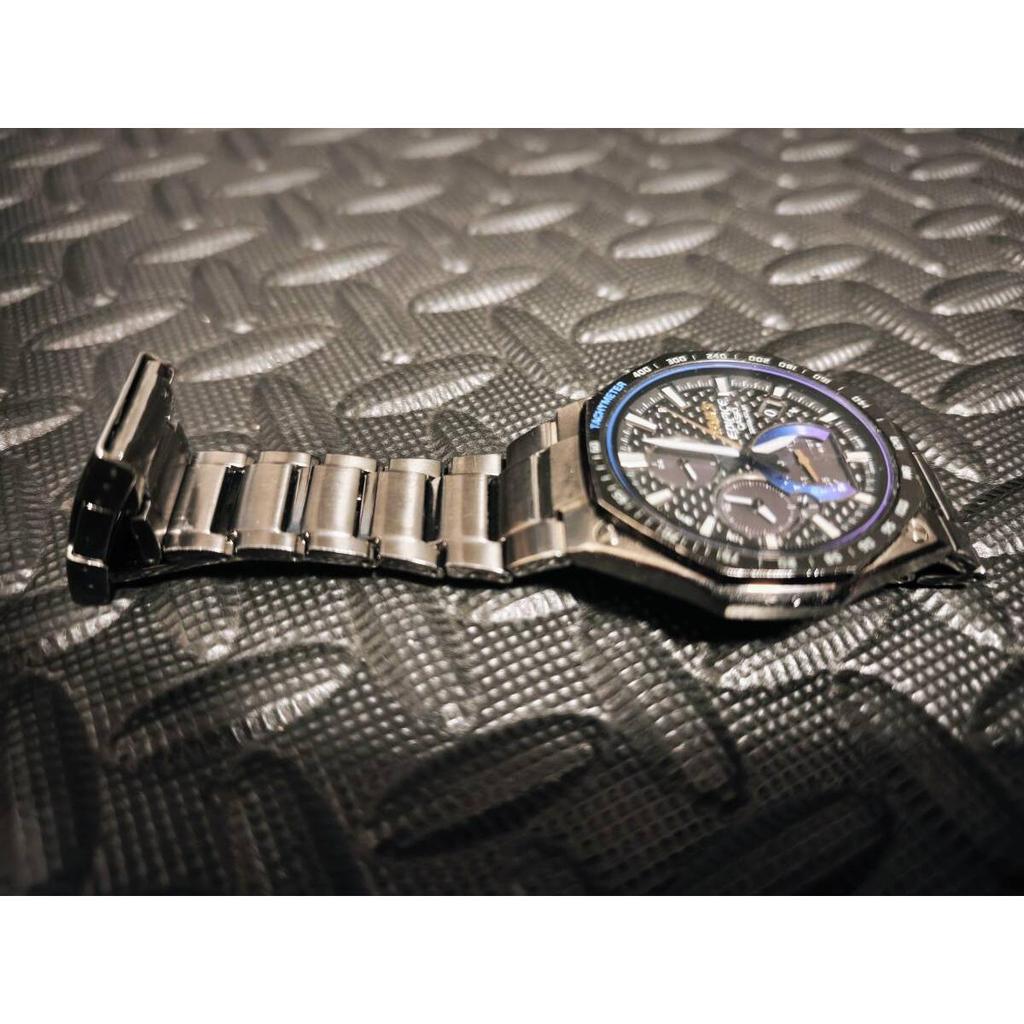 Used [Super rare!! Limited item!! Beautiful item!!] EQB-1100TMS Radio Casio Edifice TOM'S EDIFICE CASIO Bluetooth Carbon TOM'S Limited Edition