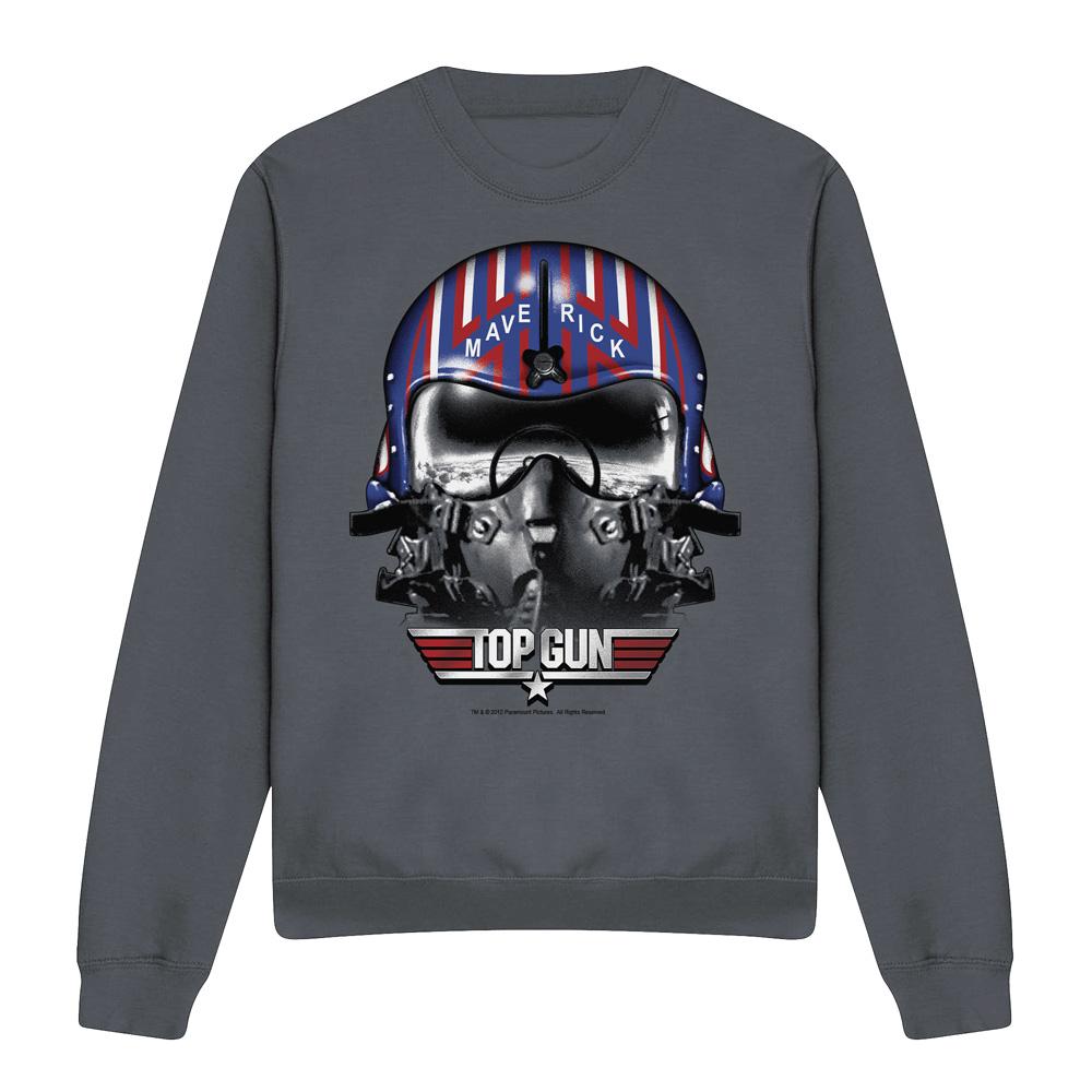 Top Gun Unisexová mikina s helmou Maverick pro dospělé