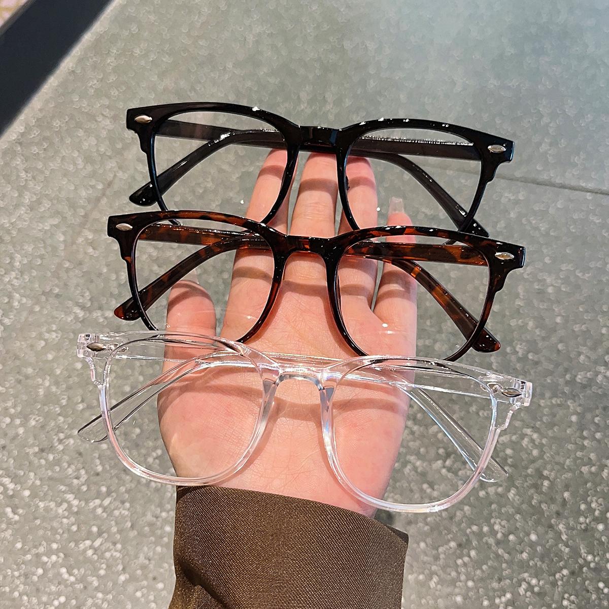 

3Pcs Fashionable Cat-Eye Women S Glasses Durable Pc Frame Suitable For Beach And Street Style Comfortable To Wear