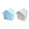 Outdoor Cat House Water Resistant Weather Proof Spacious Enclosed Winter Insulated Cat Shelter for D