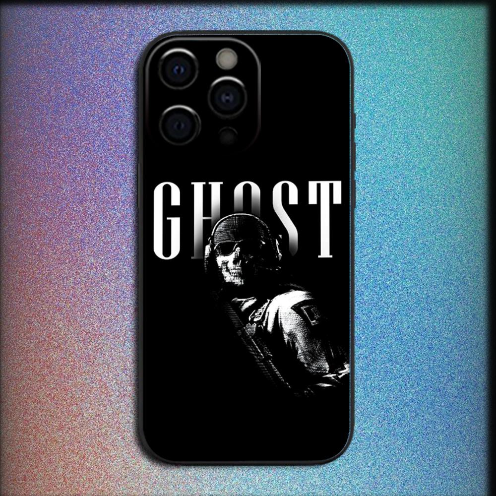 COD Call Of Duty G-Ghost Phone Case For iPhone 16,15,14,13,12,11,Pro,X,XS,Max,XR,Plus,Mini Soft Black Cover