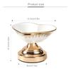 Custom Ceramic Flower Shaped Candlestick for Home Decor and Weddings Porcelain Candle Jars for Valentine's Day