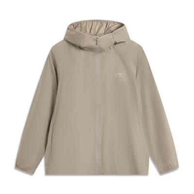 Li Ning Sport Trend Serie Einfarbig Einfach Reißverschluss Mit Kapuze Vielseitig Locker Windjacke Herren Oberbekleidung AFDV869-4
