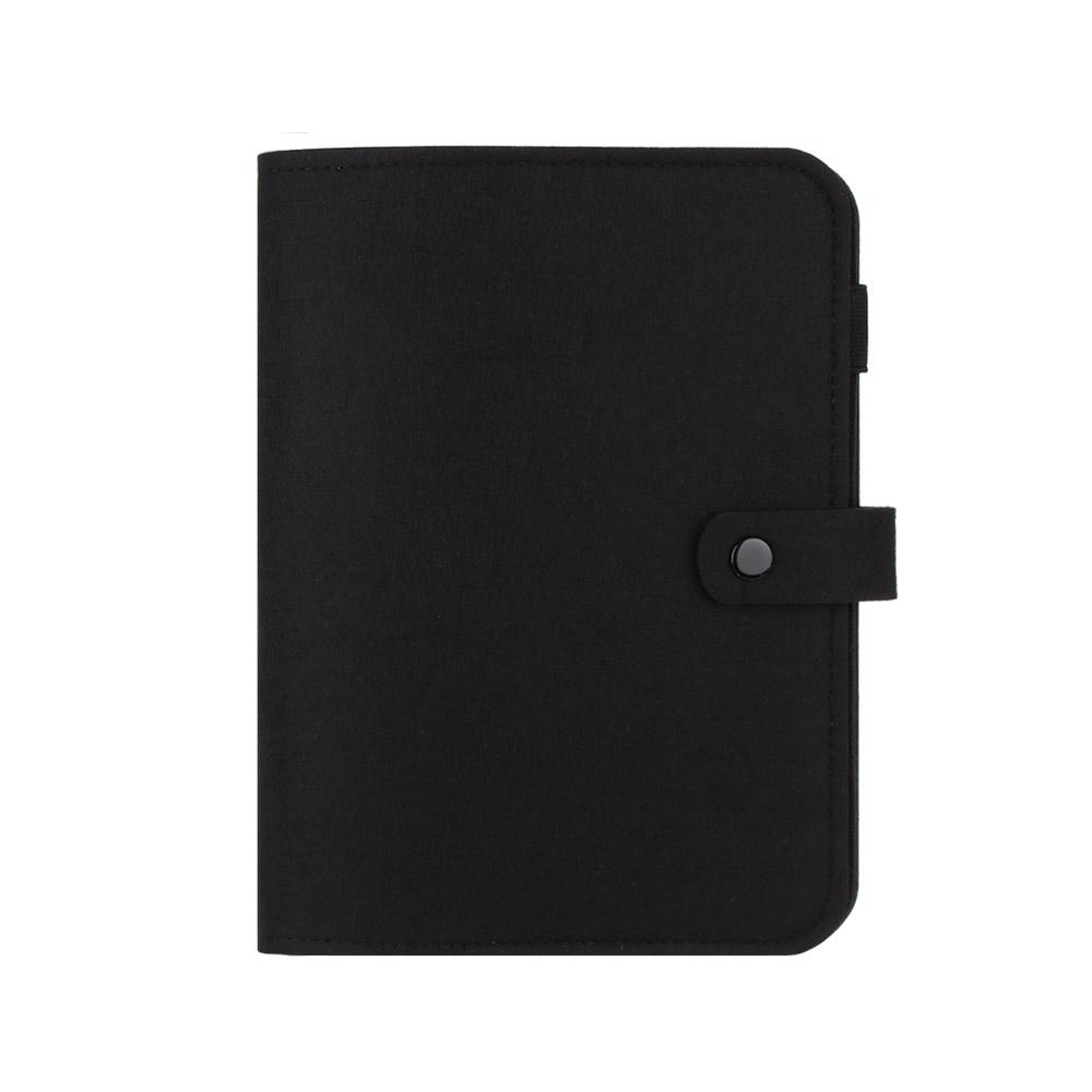 A5 A6 Portable Fashion Office Supplies Stationery Ring Binder Felt Notebook Felt Shell Portable Diary