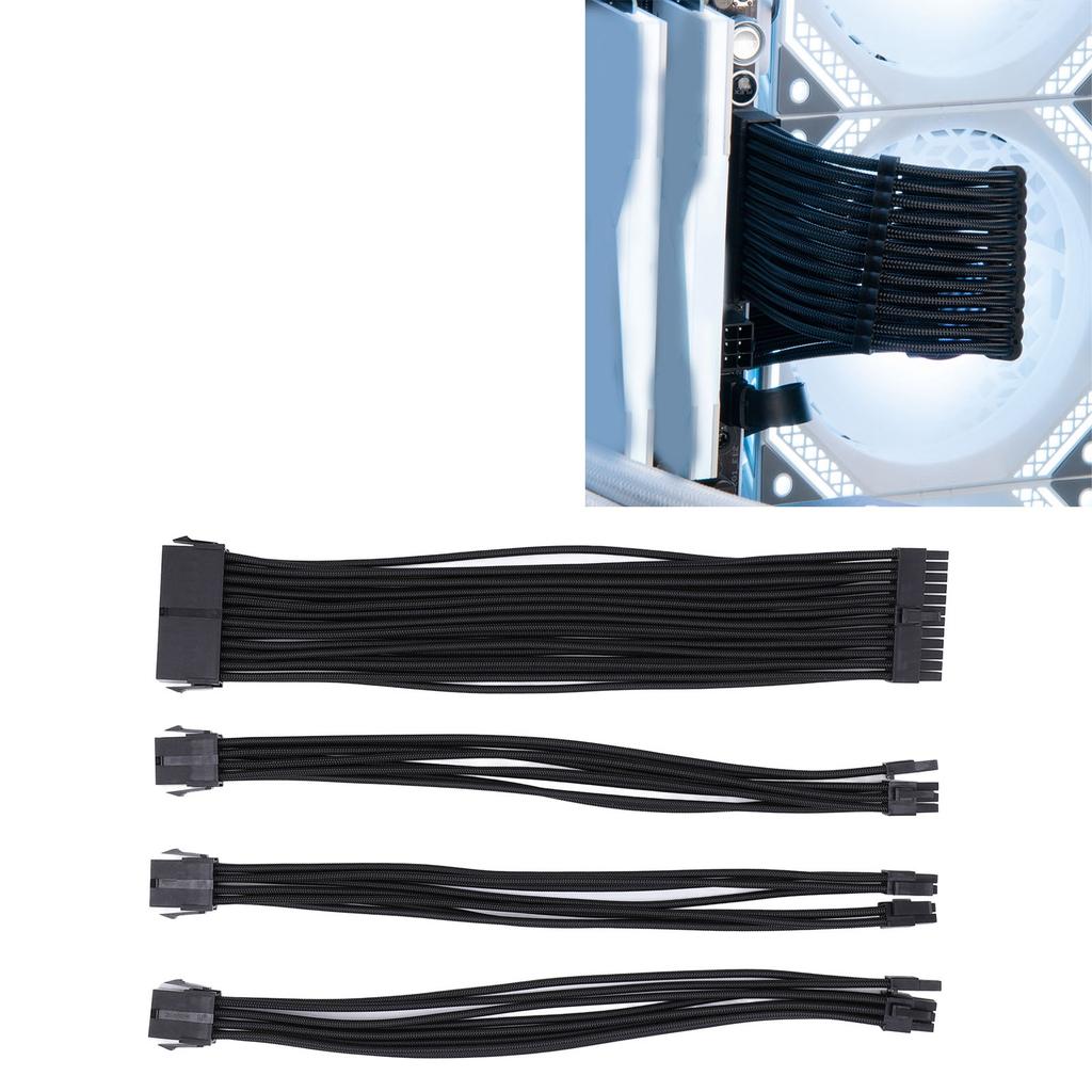 Computer Cable Extension 30cm Length Nylon Motherboard Graphics Card Extension Cable