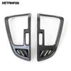 Side Front Air Condition Vent Outlet Cover Trim For Ford Kuga Escape 2016 2017 2018  Carbon Fiber Accessories Car Styling