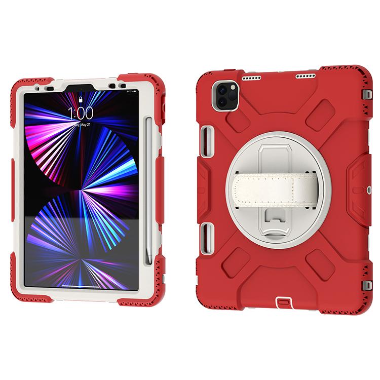 Custom Logo New 360 Full Cover Robot Heavy Duty Defender Shockproof Kids Stand Tablet Case for Ipad Pro 11 Inch