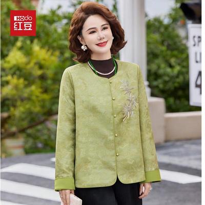 Hodo Mid-Aged Women's Embroidered New Chinese Style Jacket