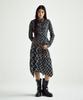 The Vinyl House Unbalance Layered Check Skirt (W) Black