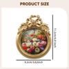 Antique Photo Frame Picture Display Ornate Decorative Golden Carved Tabletop Wall Hanging for
