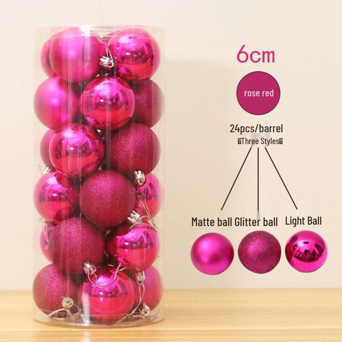 

Набор украшений для рождественской елки: Декоративные шары 4/6 см для праздничных вечеринок