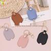 Lychee Pattern Leather Car Key Fob Case - Portable, Anti-Wear Protective Cover