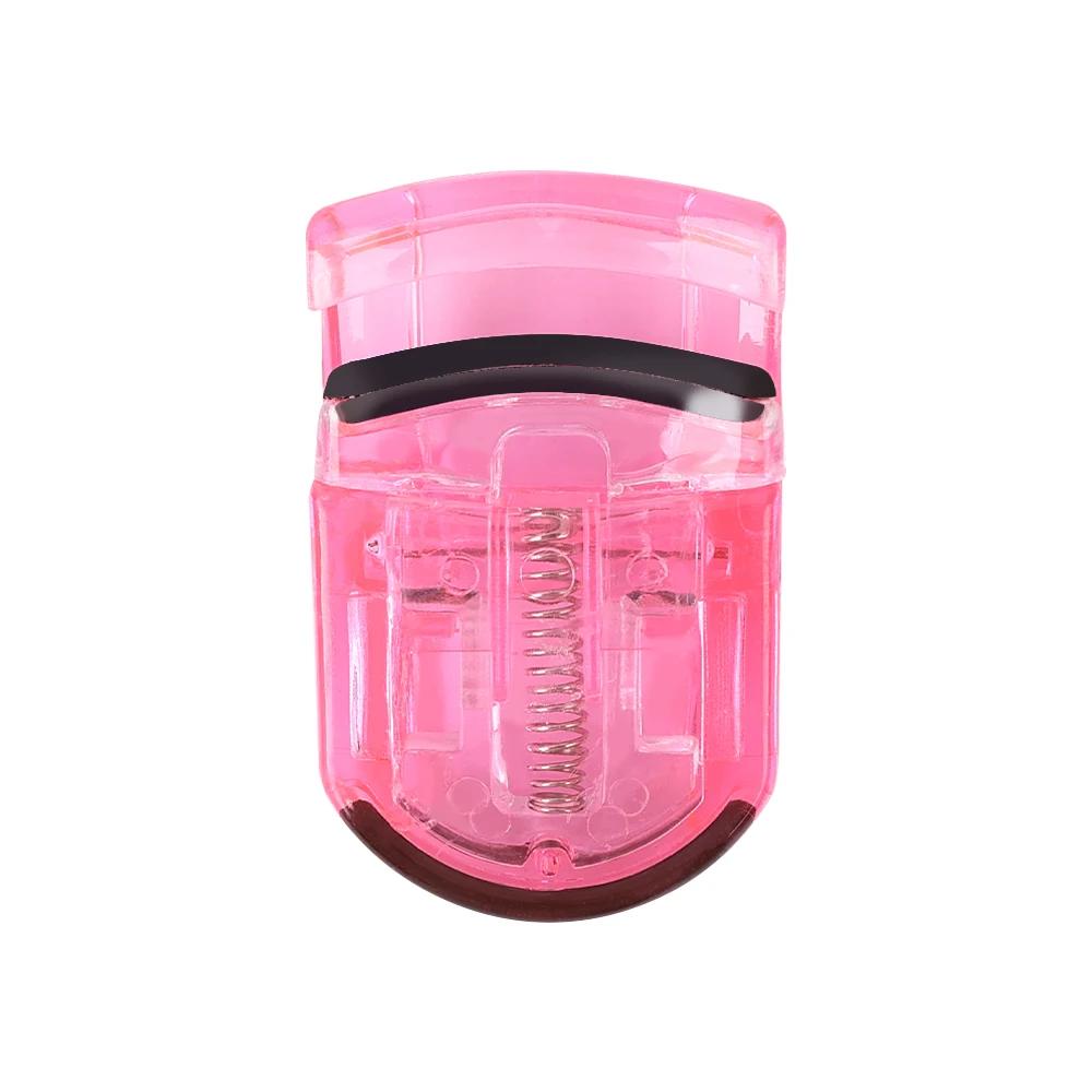 1PC Professional Eyelash Curler Mini Long Lasting Silicone Eye Curlers with Replacement Tape Cosmetic Accessories Makeup Tools