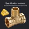 Shuangan Heavy-Duty Copper Tee Pipe Fitting