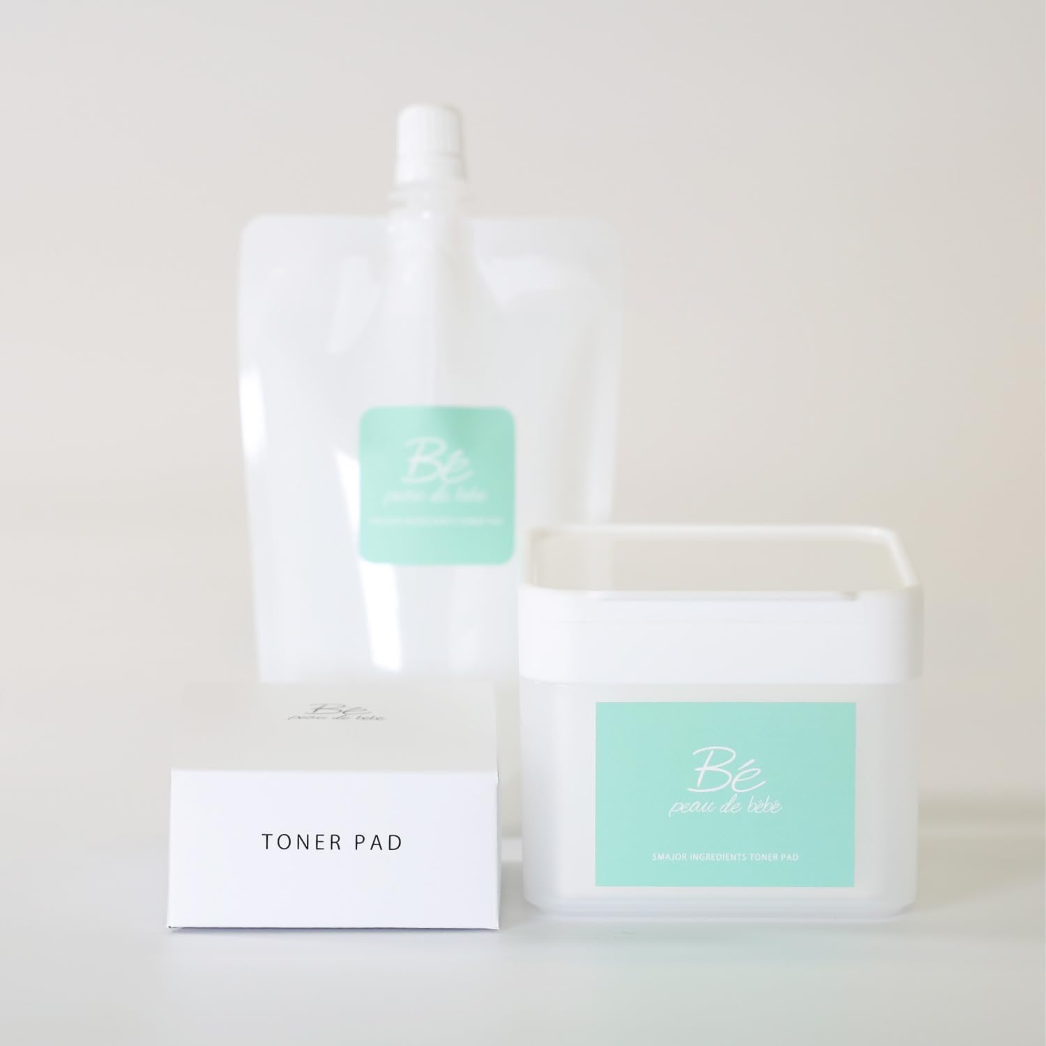 

by Tomomi peau de bebe Toner Pad Set Key bebe Toner Pads Lotion with 5 Key Ingredients for Pore and Skin Conditioning with Refreshing for Morning and