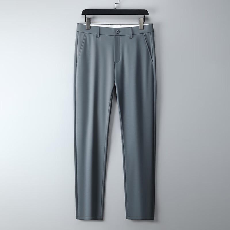 YILITENG Men's Ice-Feel Straight-Leg Casual Pants