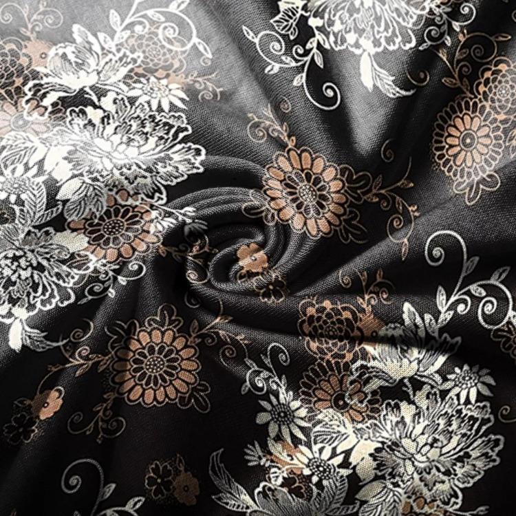 Floral Print Women's Casual Long Sleeve Cardigan Midi Jacket Tops Fashion