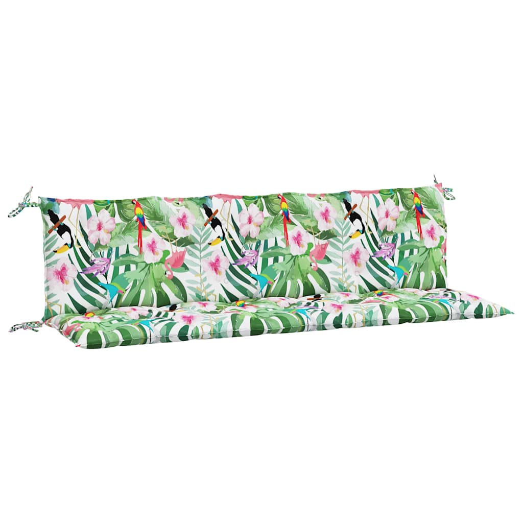 Garden Bench Cushions 2 pcs Multicolored Oxford Fabric