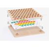 Dřevěné korálky hra Montessori vzdělávací rané učení děti klip míček puzzle předškolní batole hračky děti pro děti dárky