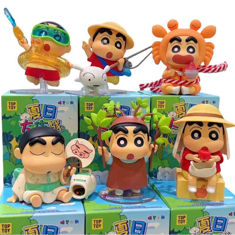 Original Crayon Shin-Chan Blind Box Cartoon Anime Crayon Shin Chan Figure Doll Toy Children's To