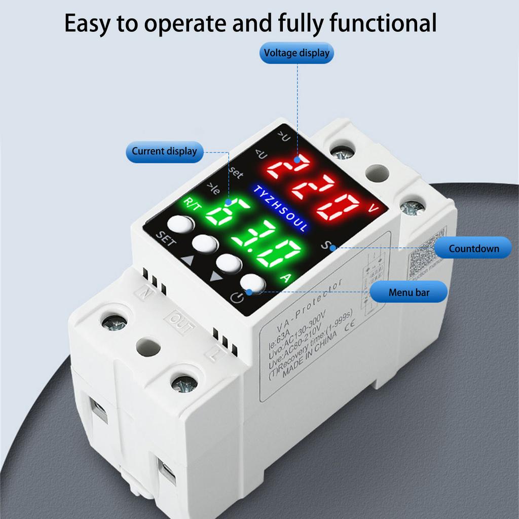 Voltages Protectors Over Voltages Current & Under Voltages Protective Device Intelligent Relays Reset Protectors