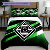 3pcs Duvet Cover Set (1*Duvet Cover + 2*Pillowcase, Without Core), Borussia Monchengladbach Print Bedding Set, Bedroom Decor, All‑Season, Birthday Gif