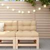 VidaXL Central Sofa with Cushions, Seat with Backrest, Garden Furniture Terrace Balcony Patio Outdoor, Brown Wood of 825660