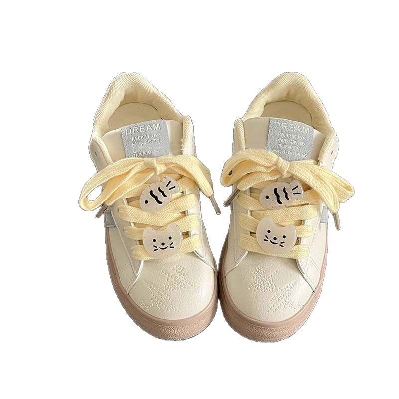 Original Niche Platform White Shoes Women's Spring New Board Shoes Student Versatile Casual Shoes Tide
