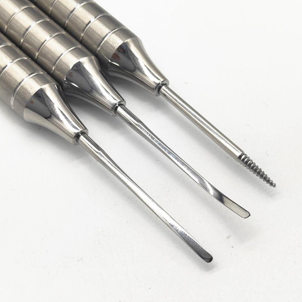 1 Pc or 4 Pcs Dental Flex Periotome Power Tooth Extraction Set Tooth Extraction Screw Elevator Flexible Periodontal